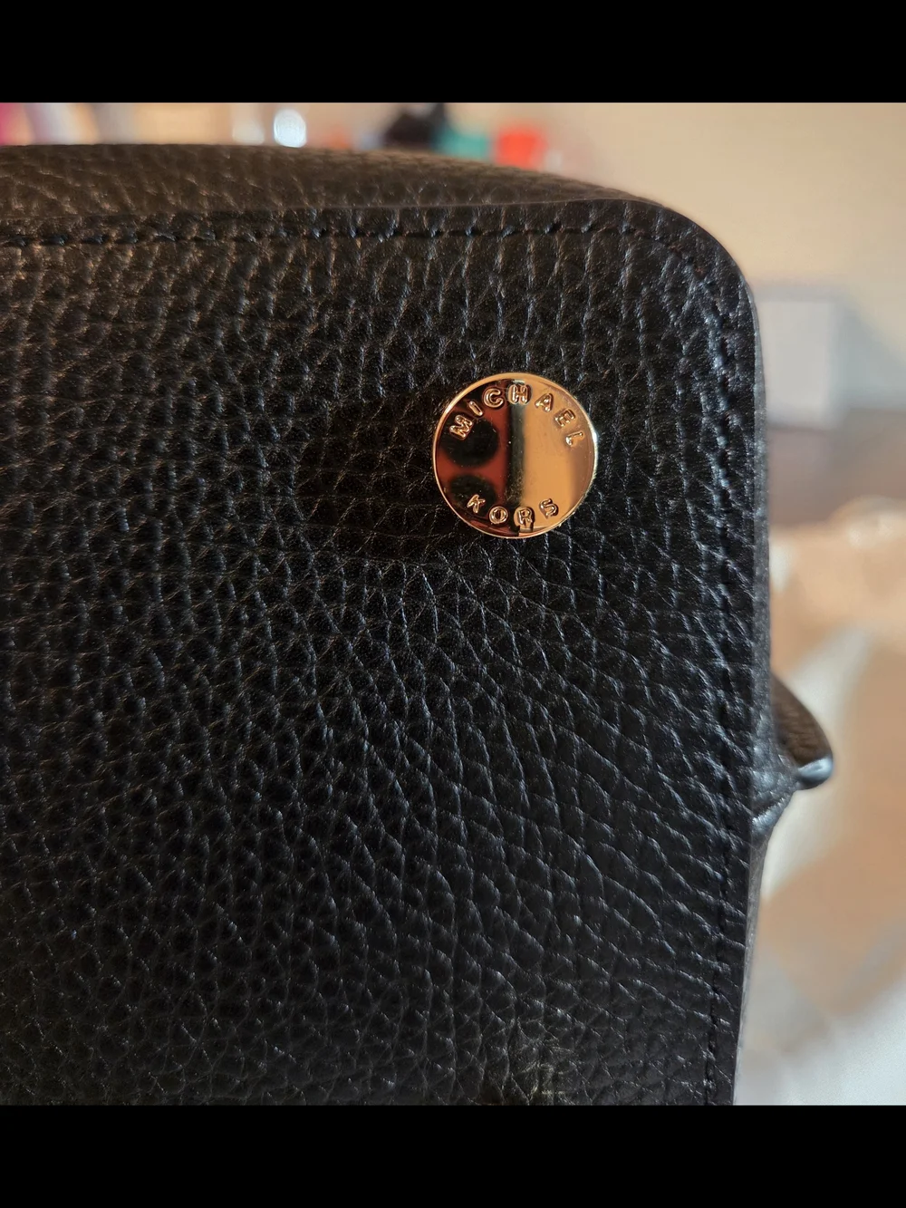 NWT Michael Kors Large Emilia Satchel; Black
